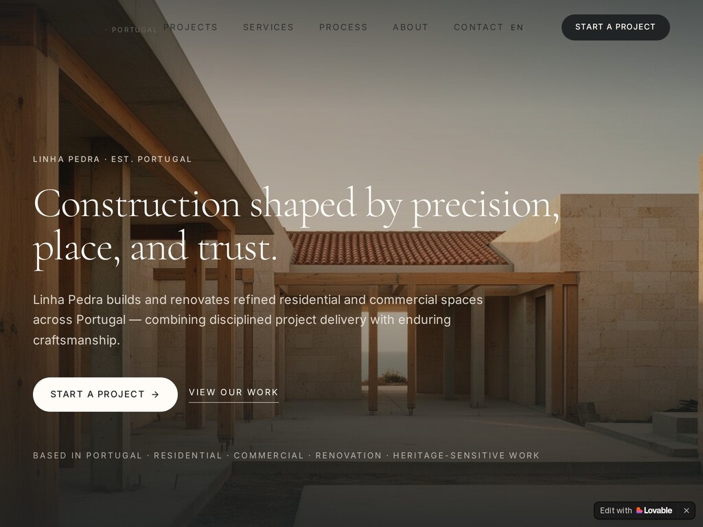 Linha Pedra — Built with Place — shot 1